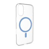 iPhone 17 PURO LITE MAG Hybrid Case - MagSafe Compatible - Transparent / Blue