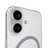 iPhone 17 PURO LITE MAG Hybrid Case - MagSafe Compatible - Transparent / Purple