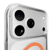 iPhone 17 Pro PURO LITE MAG Hybrid Case - MagSafe Compatible - Transparent / Orange