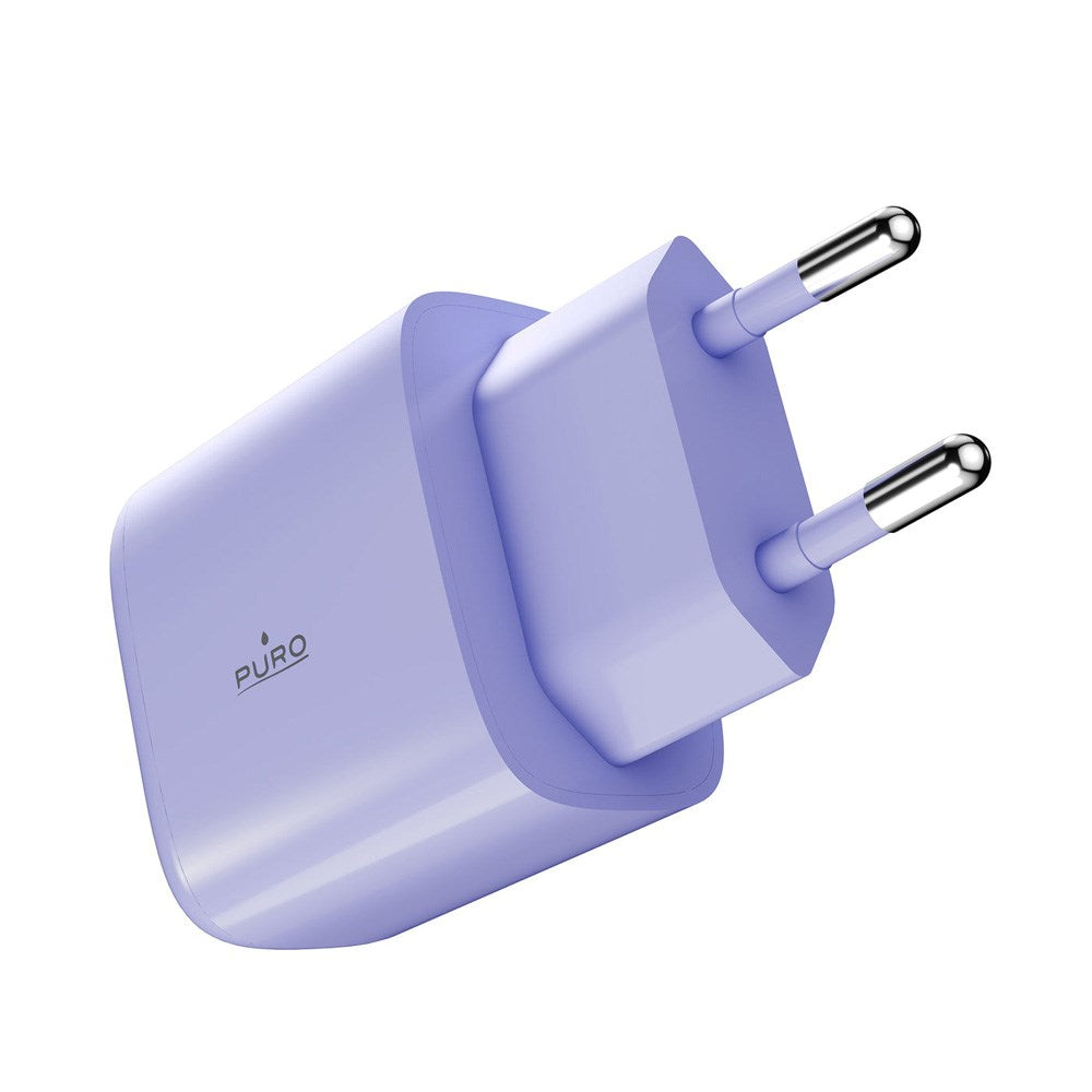 Puro Pro Lite Wall Charger 30W with 1 x USB-C & Power Delivery - Purple