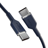 Puro ICON USB-C to USB-C Cable with 25W - 1.5m - Dark Blue