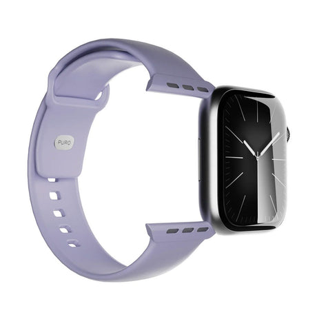 Apple Watch (38/40/SE/41/42mm) Puro ICON Silicone Watch Strap - Lavender Blue