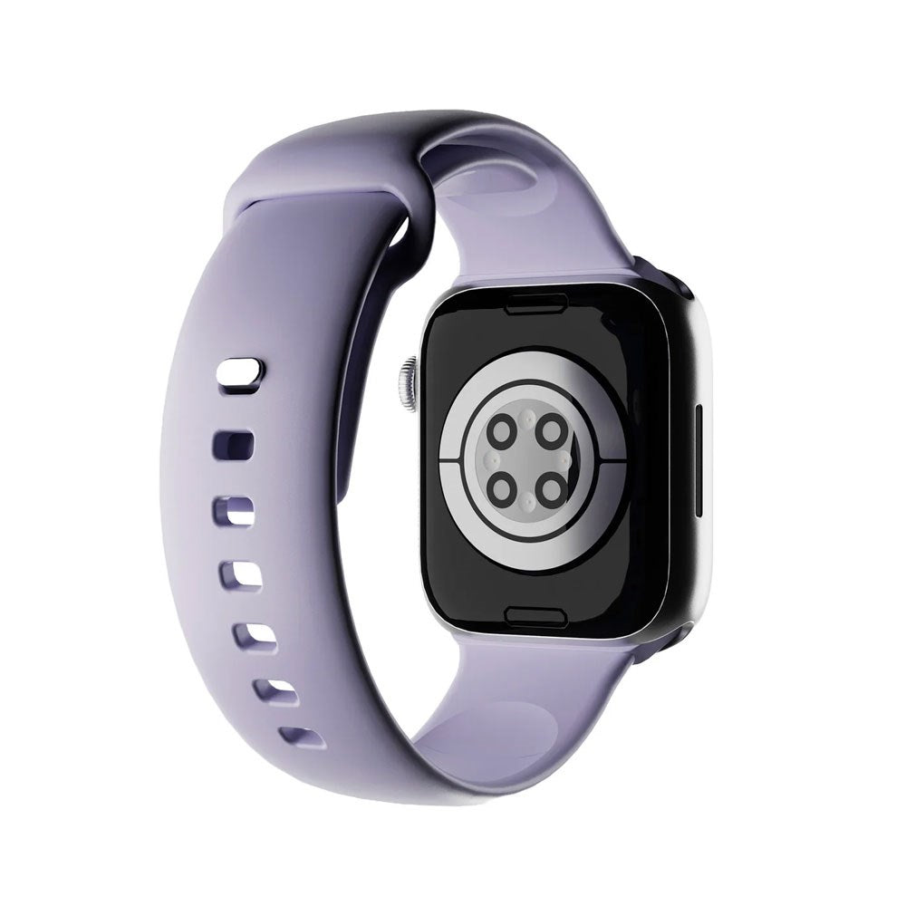 Apple Watch (38/40/SE/41/42mm) Puro ICON Silicone Watch Strap - Lavender Blue