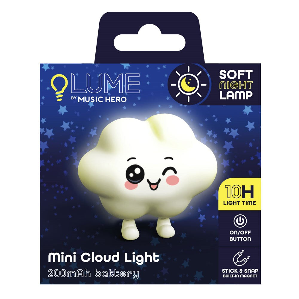 MUSIC HERO Silicone Night Light - Cloud