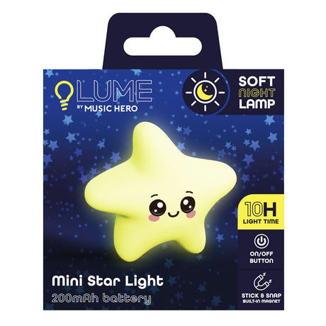 MUSIC HERO Silicone Night Light - Star