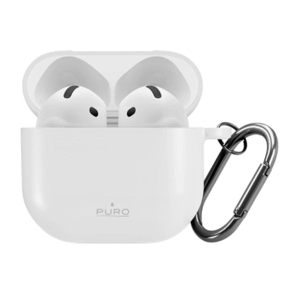 Apple AirPods (4th Gen.) PURO ICON Silicone Case - White