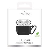 Apple AirPods (4th Gen.) PURO ICON Silicone Case - Black