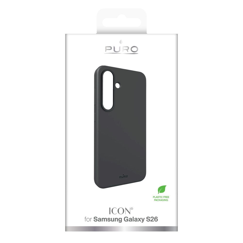 Samsung Galaxy S26 PURO ICON Silicone Case – Black