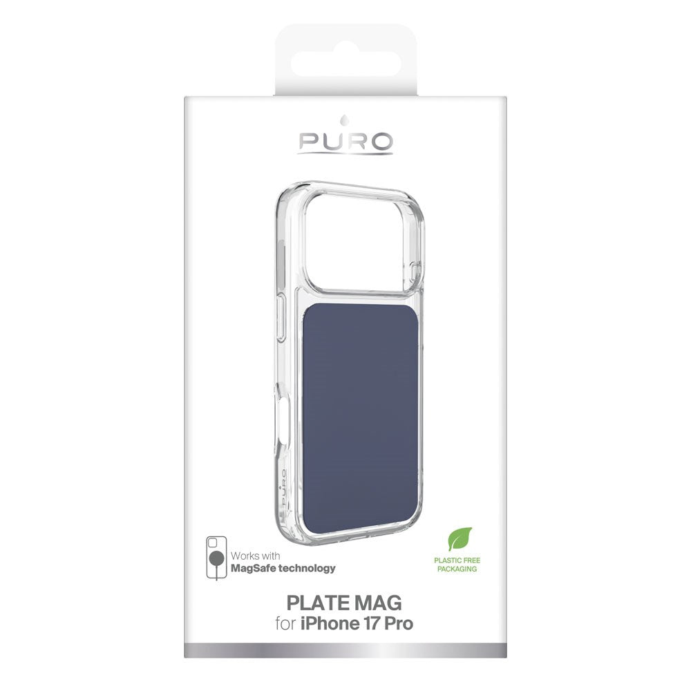 iPhone 17 Pro PURO Clear Mag Case - Transparent / Blue