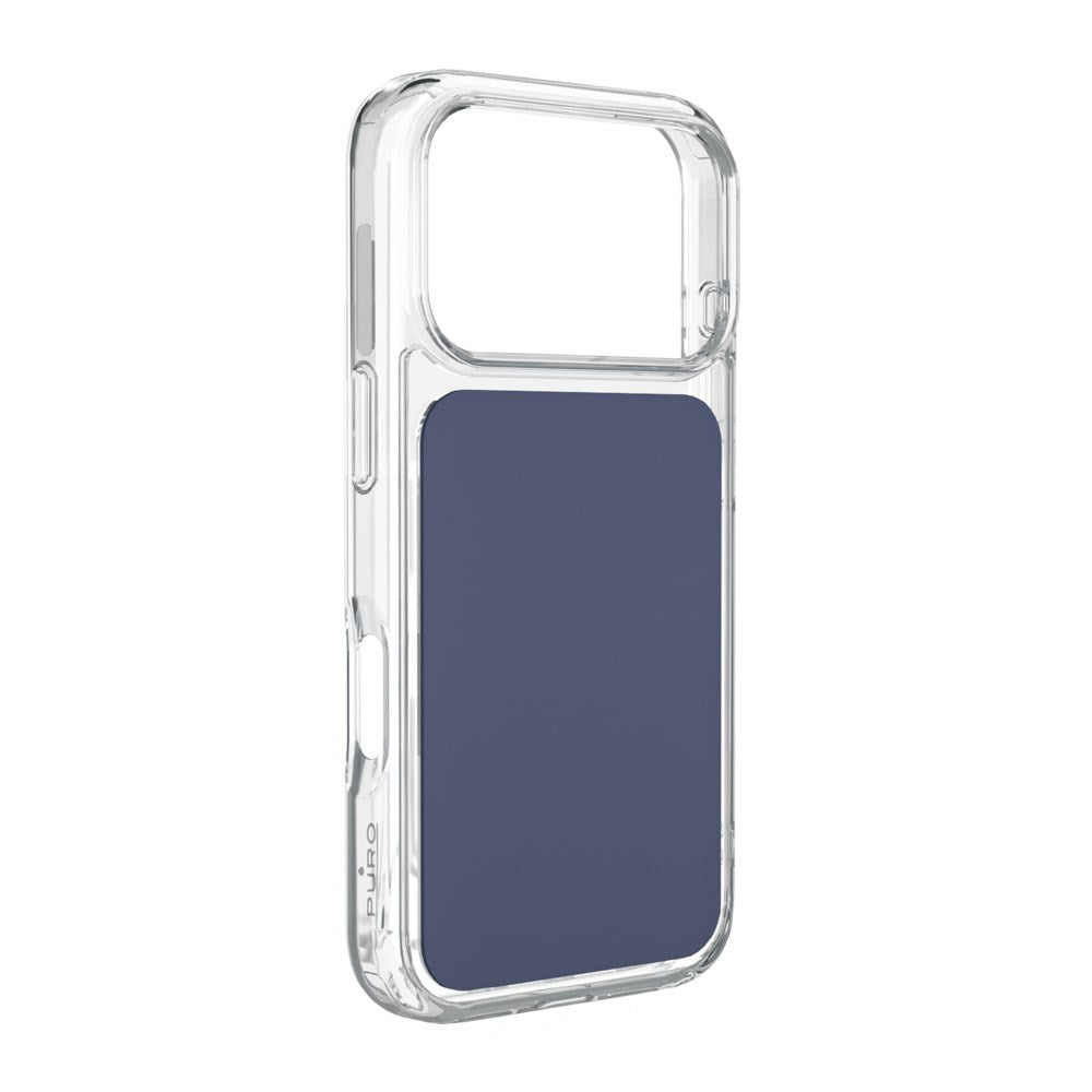 iPhone 17 Pro PURO Clear Mag Case - Transparent / Blue