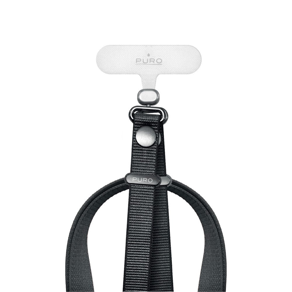Puro Move Lace Mobile Strap with Insert Plate - Black