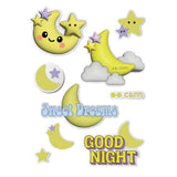 Case&Me Decorative Stickers - Yellow / Moon