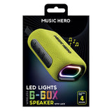 MUSIC HERO Wireless Bluetooth Speaker 10W - Yellow