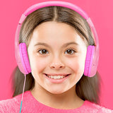 Celly On-Ear Children's Headphones w. Sound limiter - Pink