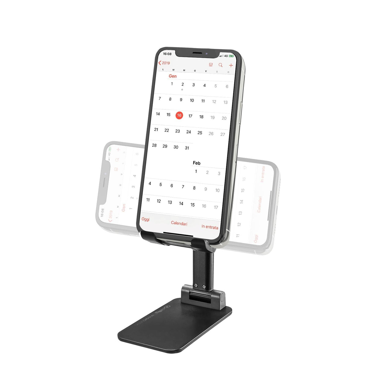 Celly Portable Magic Desk Holder - Phone & Tablet Stander - Black