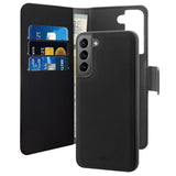 Samsung Galaxy S22+ (Plus) Puro Case Wallet Detachable 2-In-1 Black