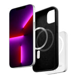 iPhone 13 Mini PURO ICON MAG Silicone Case - MagSafe Compatible - Black