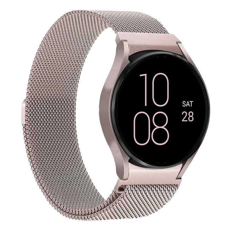 Samsung Galaxy Watch 4 / 4 Classic Puro Milanese Metal Watch Strap - Rose