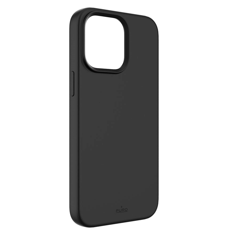 iPhone 14 Pro Puro Icon Mag Silicone Case - MagSafe Case - Black