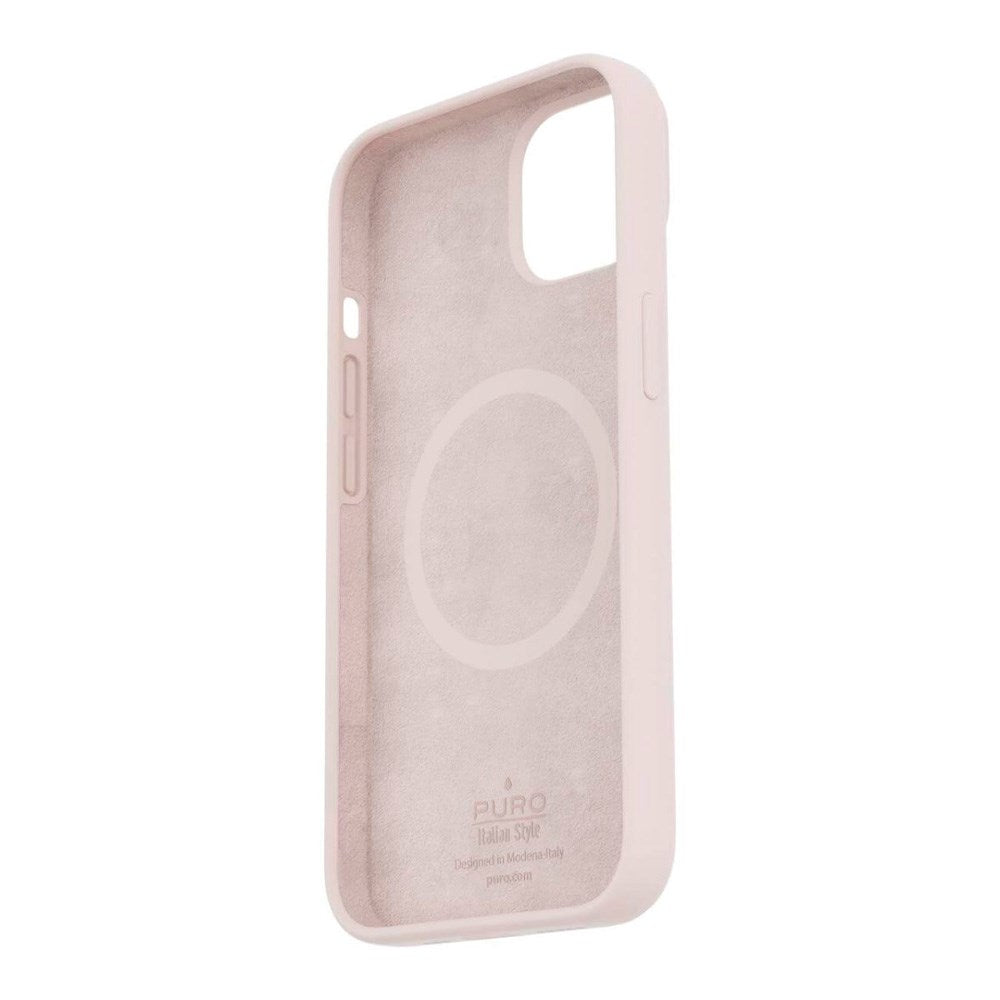 iPhone 14 Pro Max PURO ICON MAG Silicone Case - MagSafe Compatible - Pink