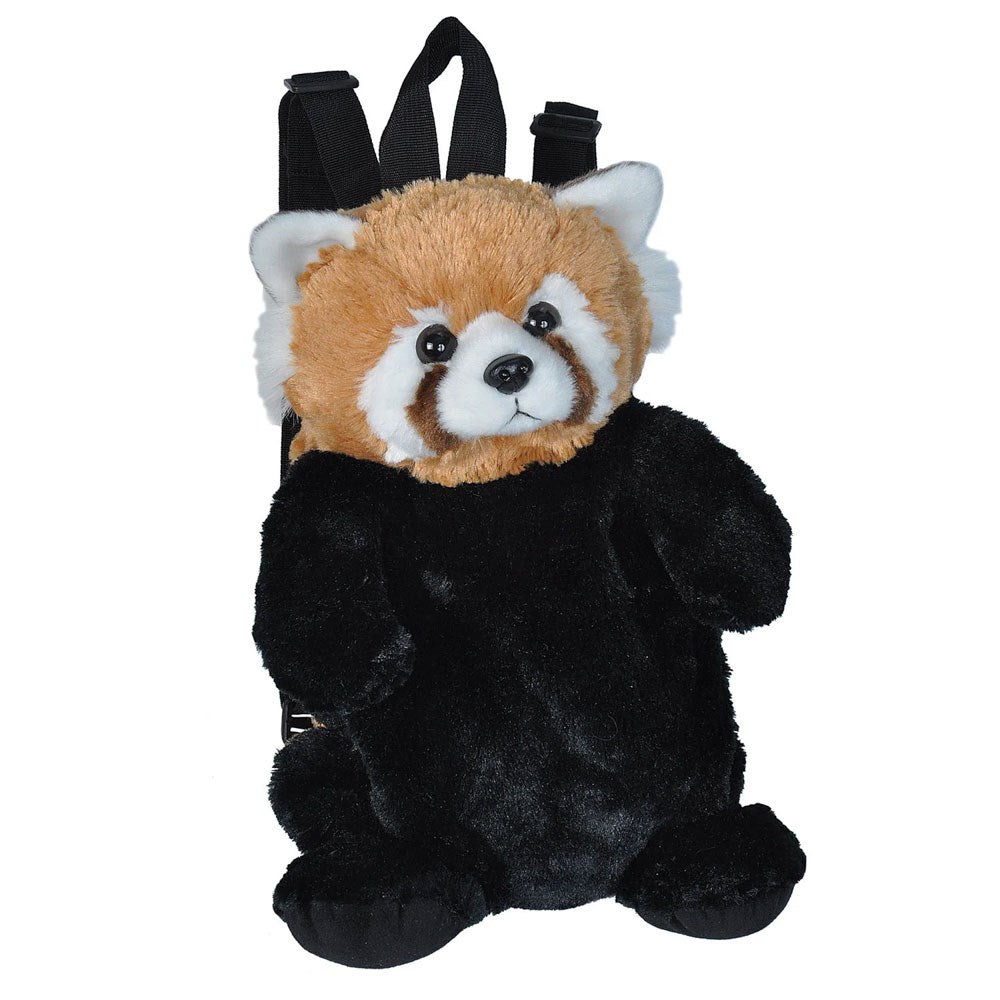 Wild Republic Teddy Backpack for Kids - Red Panda