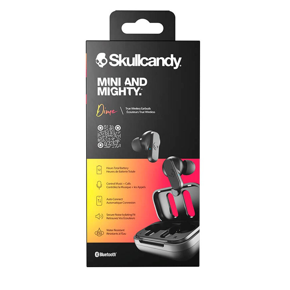 Skullcandy Dime In-Ear Headphones - True Wireless Bluetooth - Black