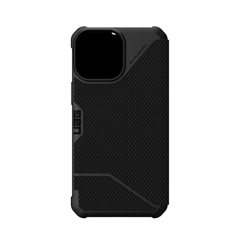 iPhone 13 Pro UAG METROPOLIS Series Folio Case - Kevlar - Black