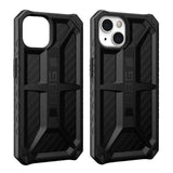 iPhone 13 UAG MONARCH Series Case - Carbon-Fiber - Black