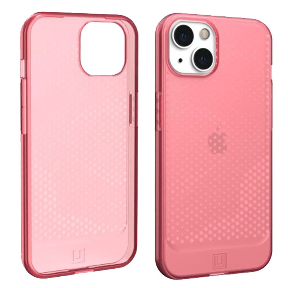 iPhone 13 UAG [U] Lucent Series Case - Clay - Transparent / Pink