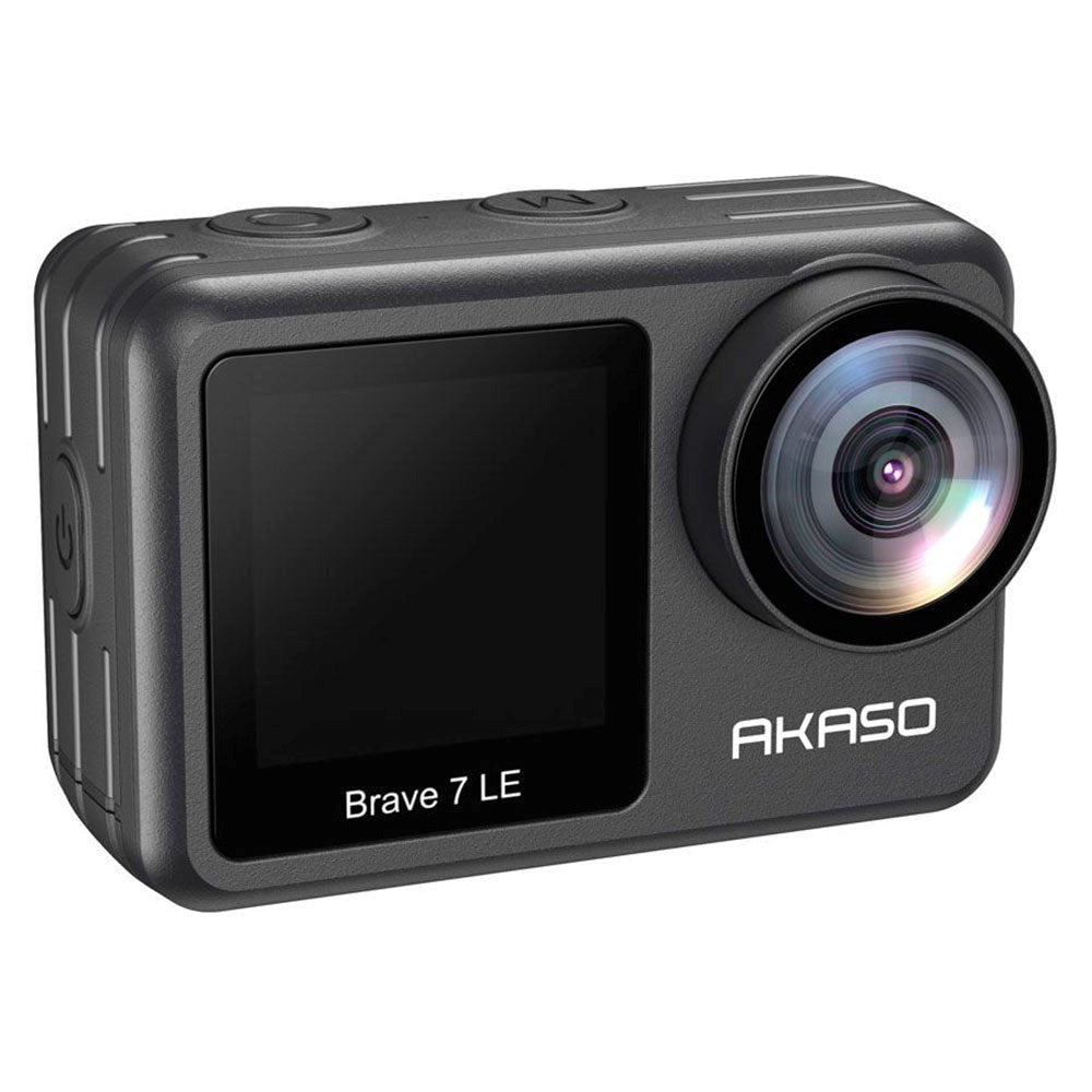 AKASO Brave 7 LE Action Kamera 4K/30fps & 20MP with Double Screen - Black