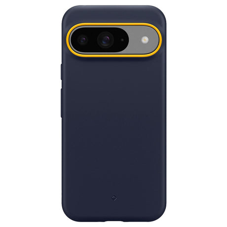 Google Pixel 9 / 9 Pro Spigen Caseology Nano Pop Flexible Plastic Case - Dark Blue / Yellow