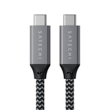 Satechi USB4 PD 100W USB-C to USB-C Cable 80cm - Sort