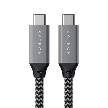 Satechi USB4 PD 100W USB-C to USB-C Cable 80cm - Sort