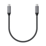 Satechi USB4 PD 100W USB-C to USB-C Cable 25cm - Sort