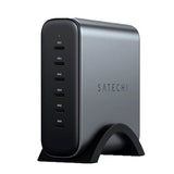 Satechi 200W GaN PD Travel Charger w. 6 x USB-C - Space Grey