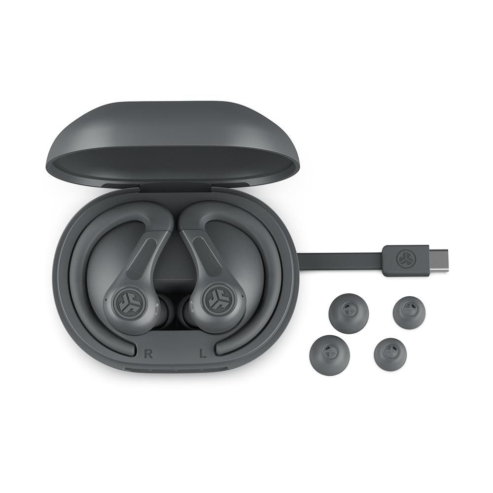 JLab JBuds Sport 4 Wireless Headphones - Graphite