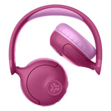 JLab JBuddies Pop 2-in-1 Wireless Headphones for Kids - On-Ear - Pink