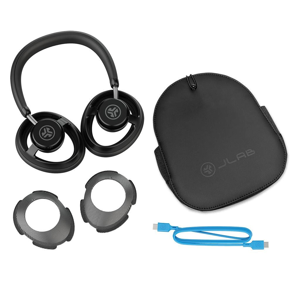 JLab Jbuds Open True Wireless Earphones - Open-Ear - Black