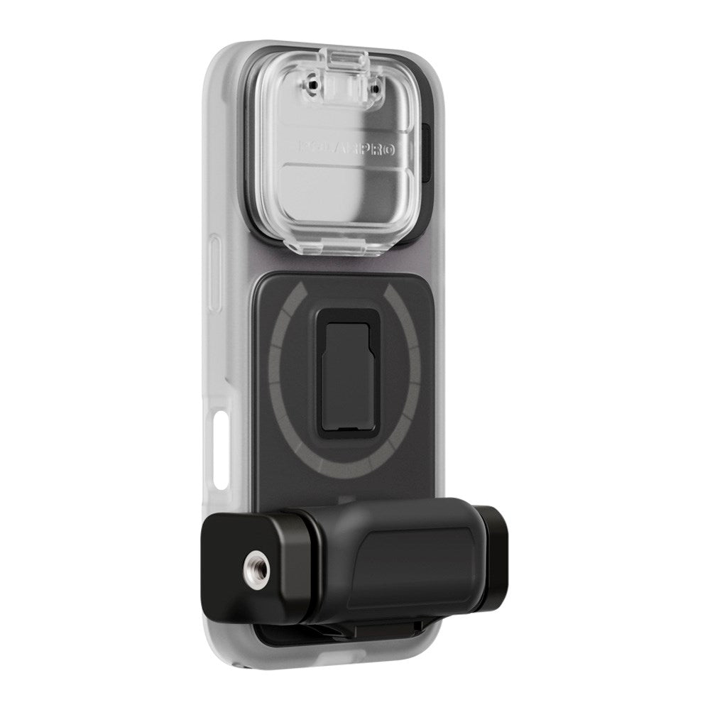 iPhone 16 Pro PolarPro LiteChaser 16 Pro Case - MagSafe Compatible - Transparent / Black