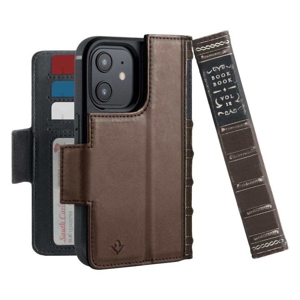 iPhone 12 Mini Twelve South BookBook Flip Case - MagSafe Compatible - Brown