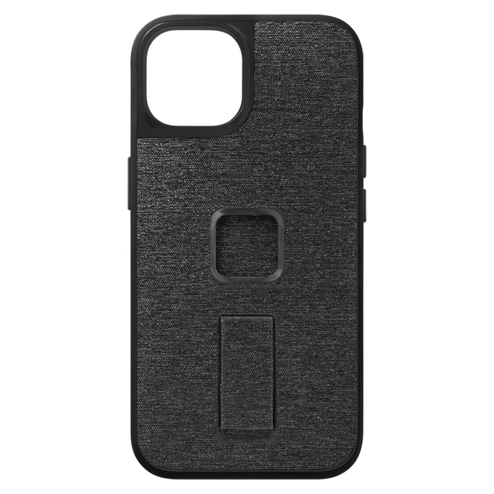 Peak Design iPhone 14 Fabric Case with SlimLink Bracket & Finger Loop - MagSafe Compatible - Charcoal