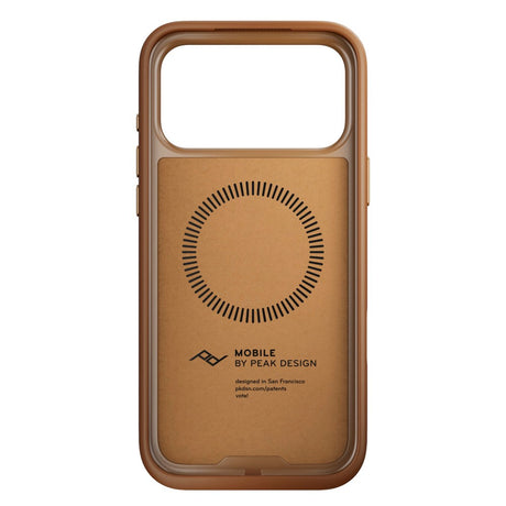 iPhone 17 Pro Max Peak Design Everyday Fabric Case - MagSafe Compatible - Tan