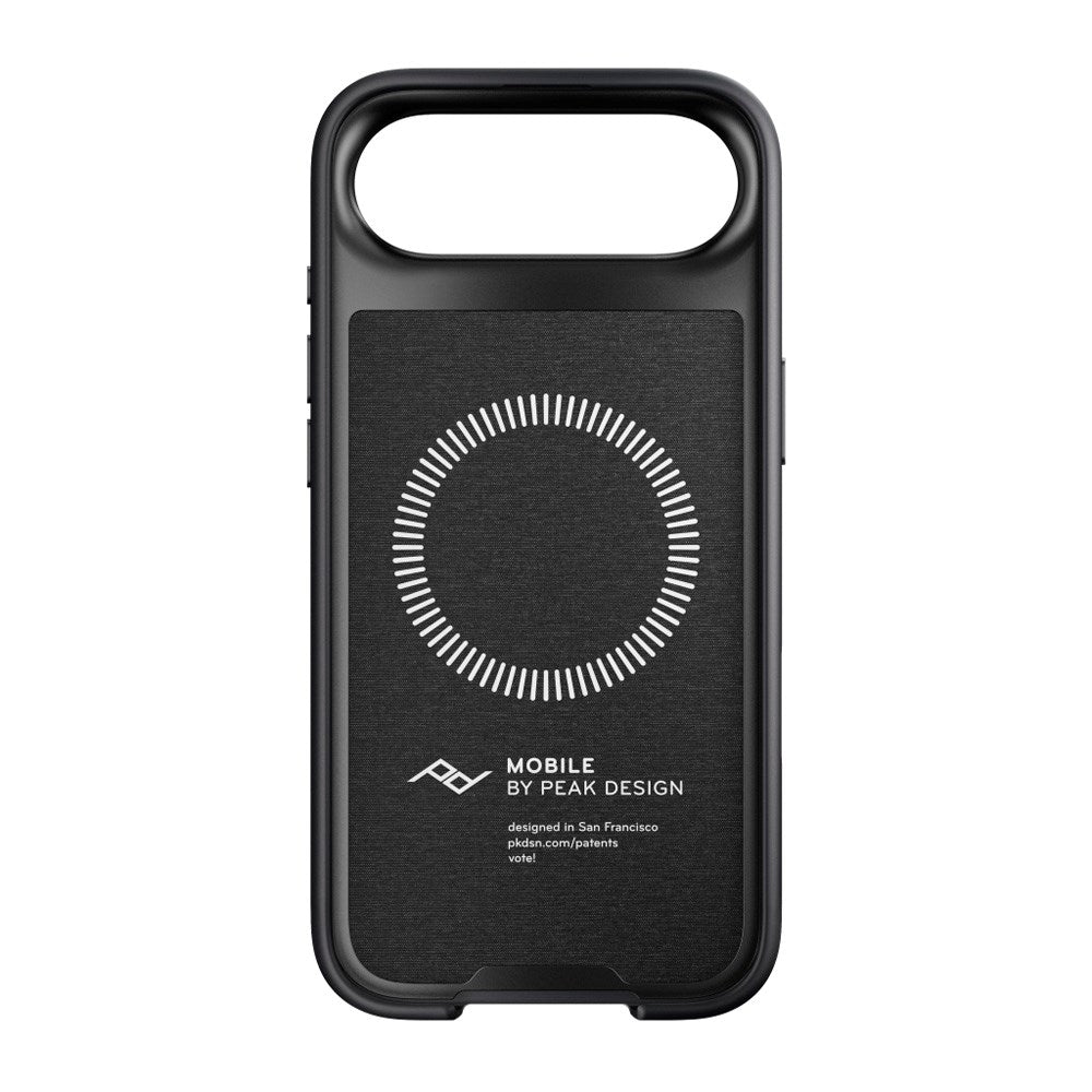 iPhone Air Peak Design Everyday Fabric Case - MagSafe Compatible - Charcoal