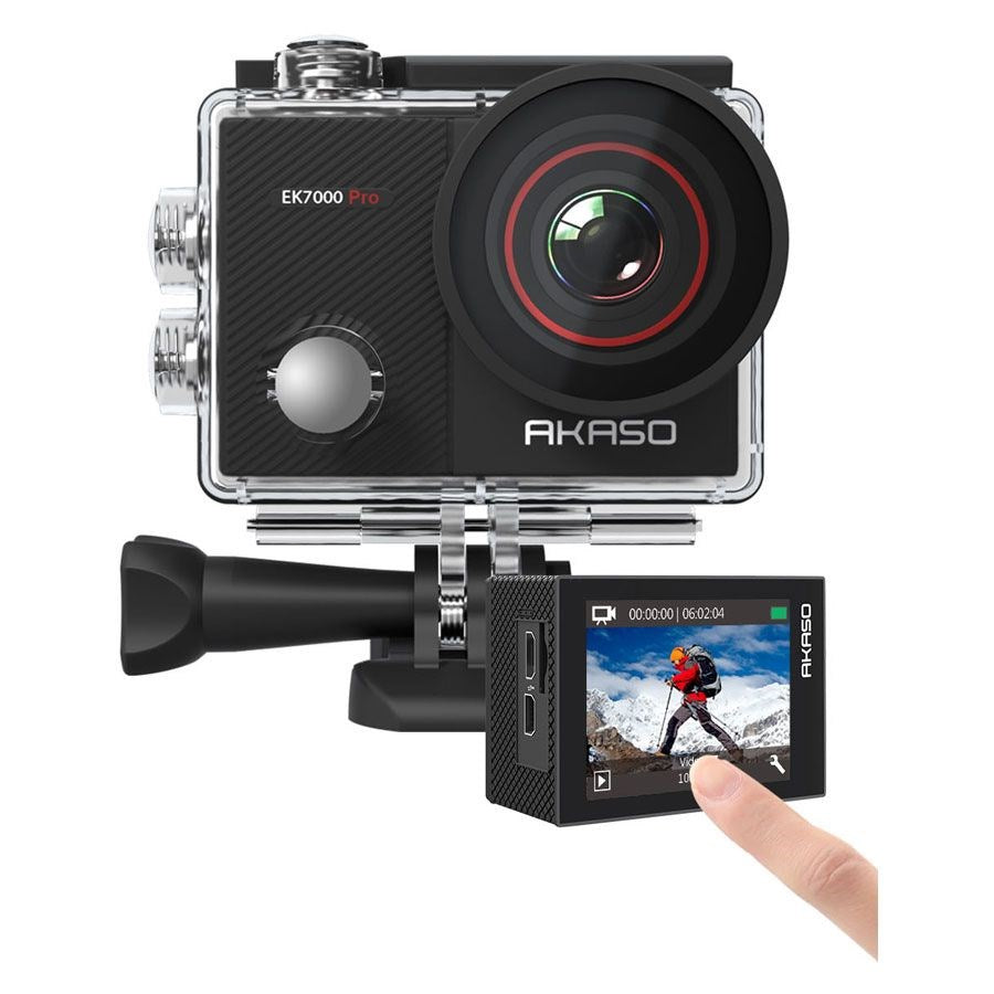 AKASO EK7000 Pro Action Camera 4K Ultra HD - 2" Screen - Black