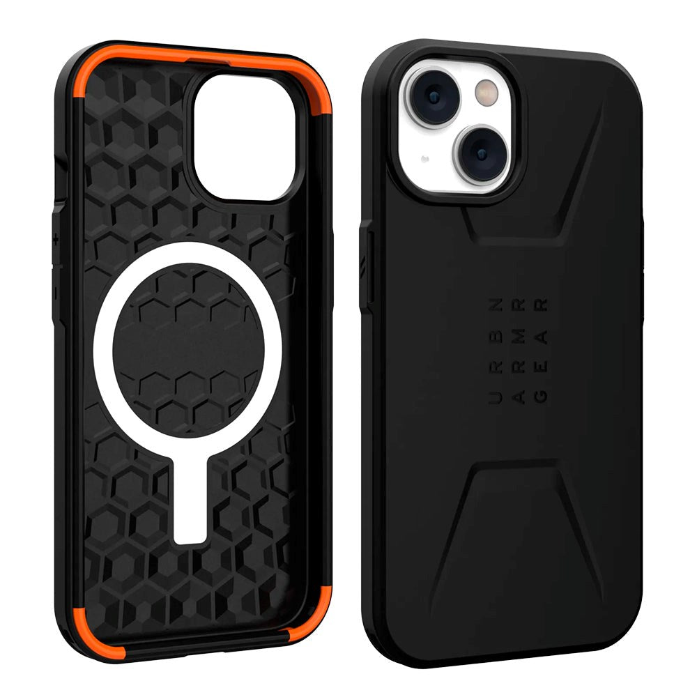 iPhone 14 / 13 UAG CIVILIAN Series Case - MagSafe Compatible - Black