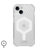 iPhone 14 / 13 UAG ESSENTIAL ARMOR Series Case - MagSafe Compatible - Frosted Ice - Transparent