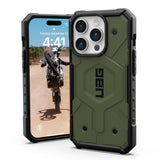 iPhone 15 Pro UAG PATHFINDER Series Case - MagSafe Compatible - Olive