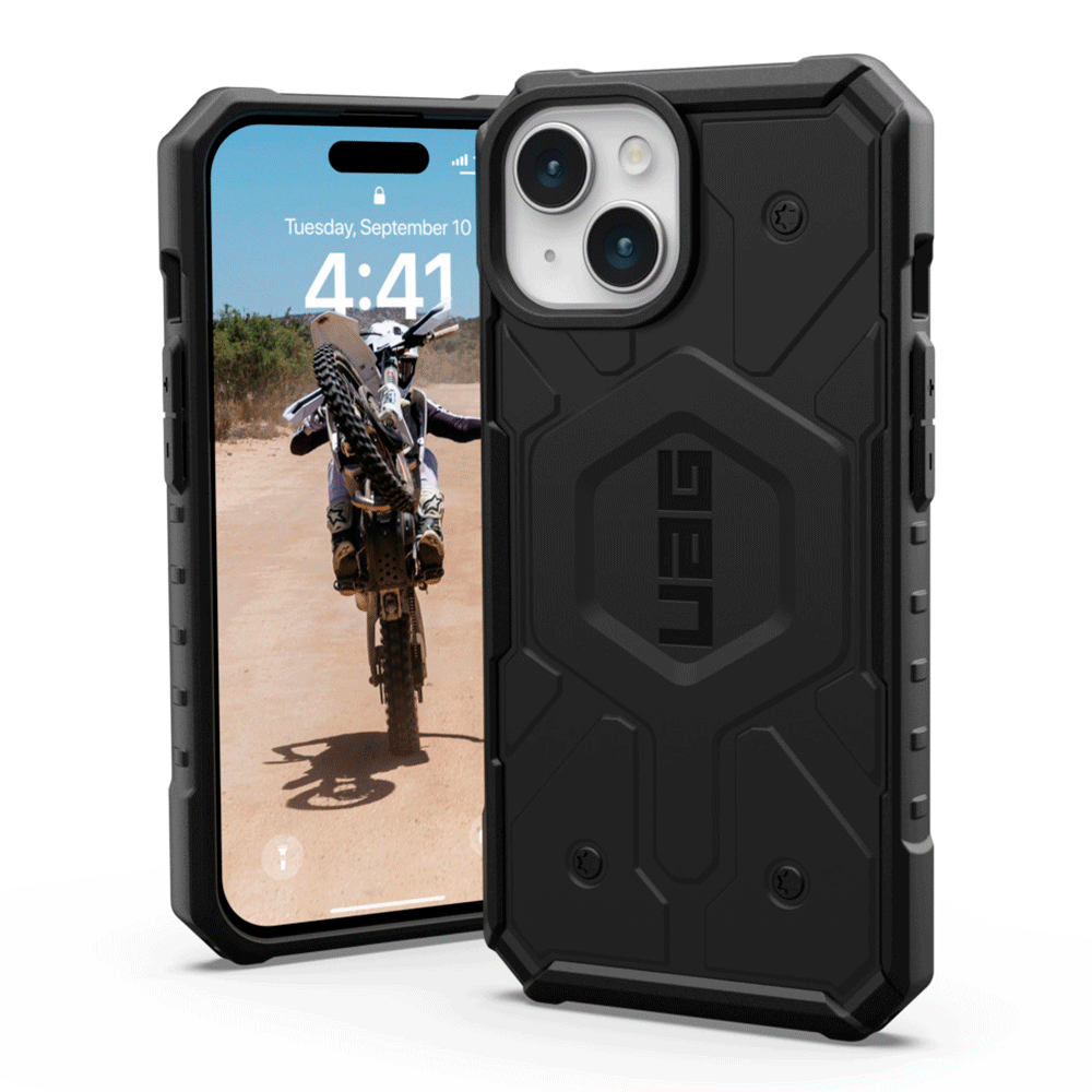 iPhone 15 UAG PATHFINDER Series Back Case - MagSafe Compatible - Black