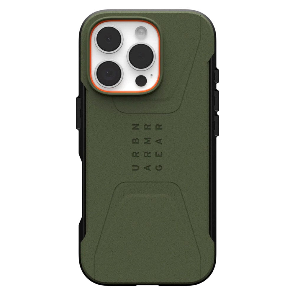 iPhone 16 Pro UAG CIVILIAN Series Case - MagSafe Compatible - Olive Drab