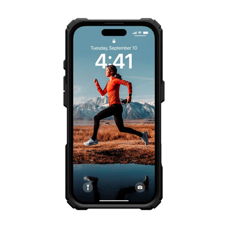 iPhone 16 UAG PLASMA XTE Series Case - MagSafe Compatible - Black / Orange